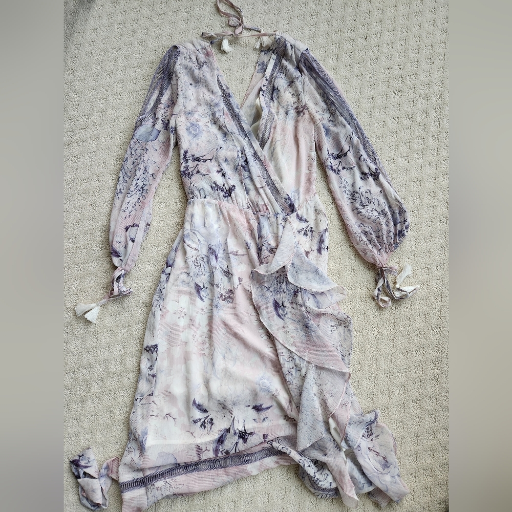 We Are Kindred White Purple Dress